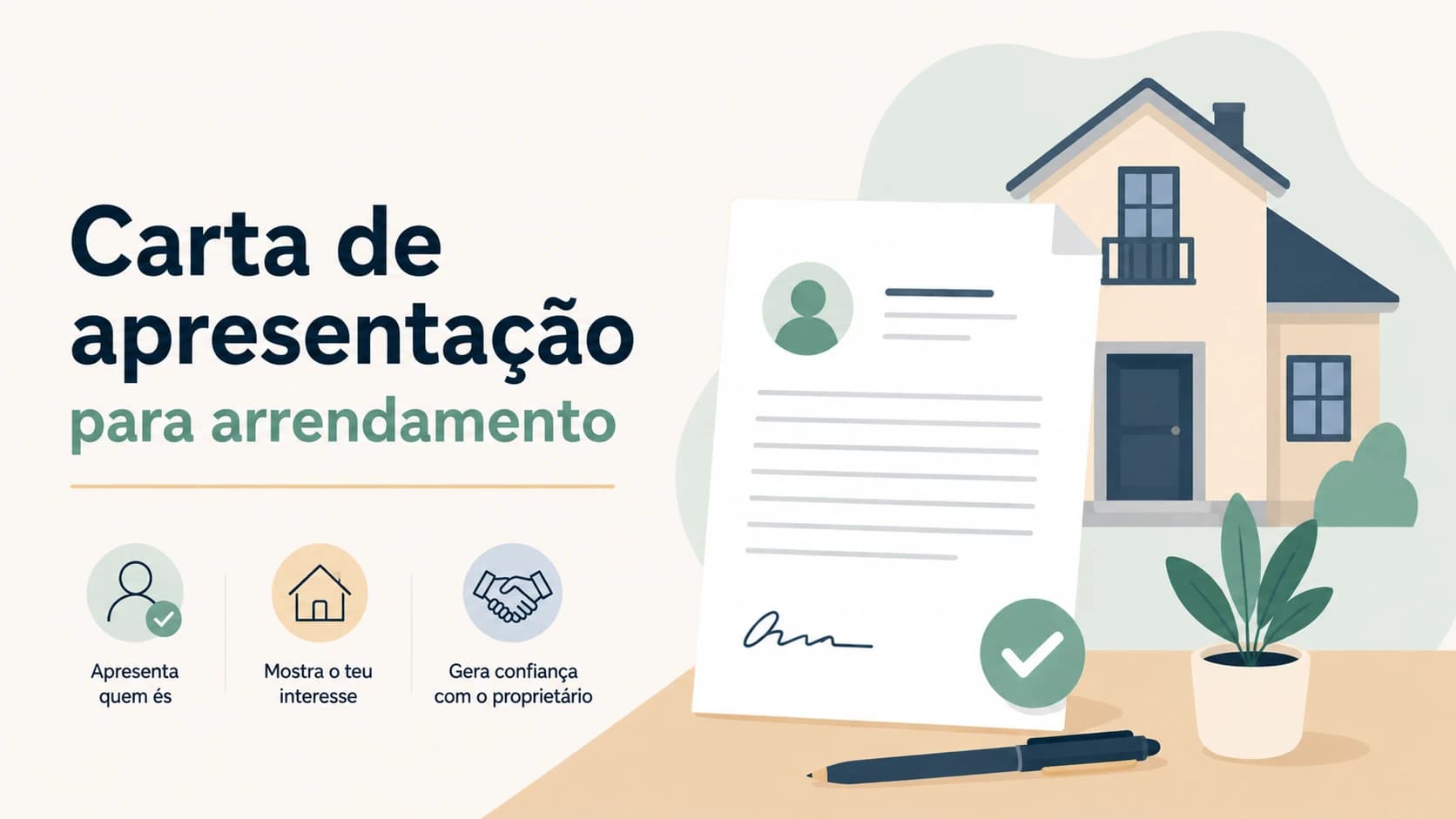 Carta de apresentação para arrendamento: o que é e porque faz diferença